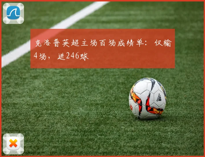 克洛普英超主场百场成绩单：仅输4场，进246球